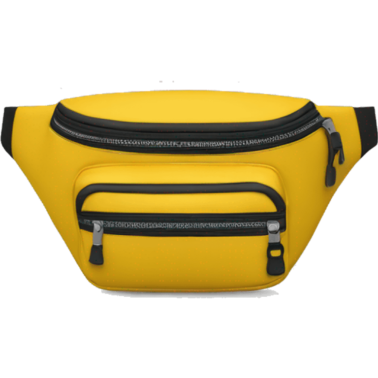 waist bag yellow emoji