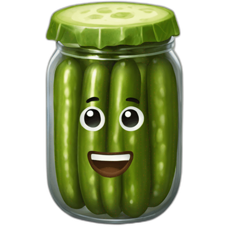 delicious pickle emoji