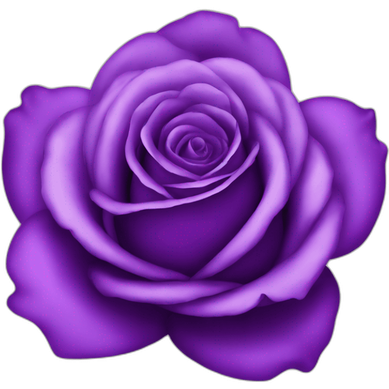 purple rose emoji