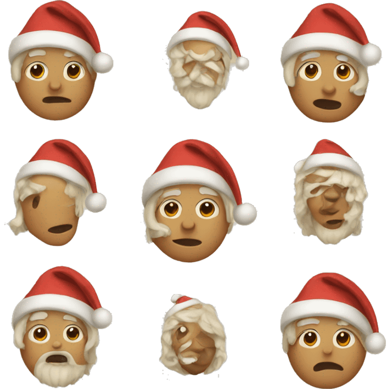 Beige christmas emoji