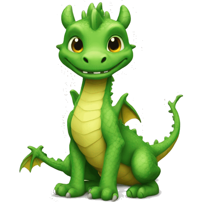 Dragon verde emoji