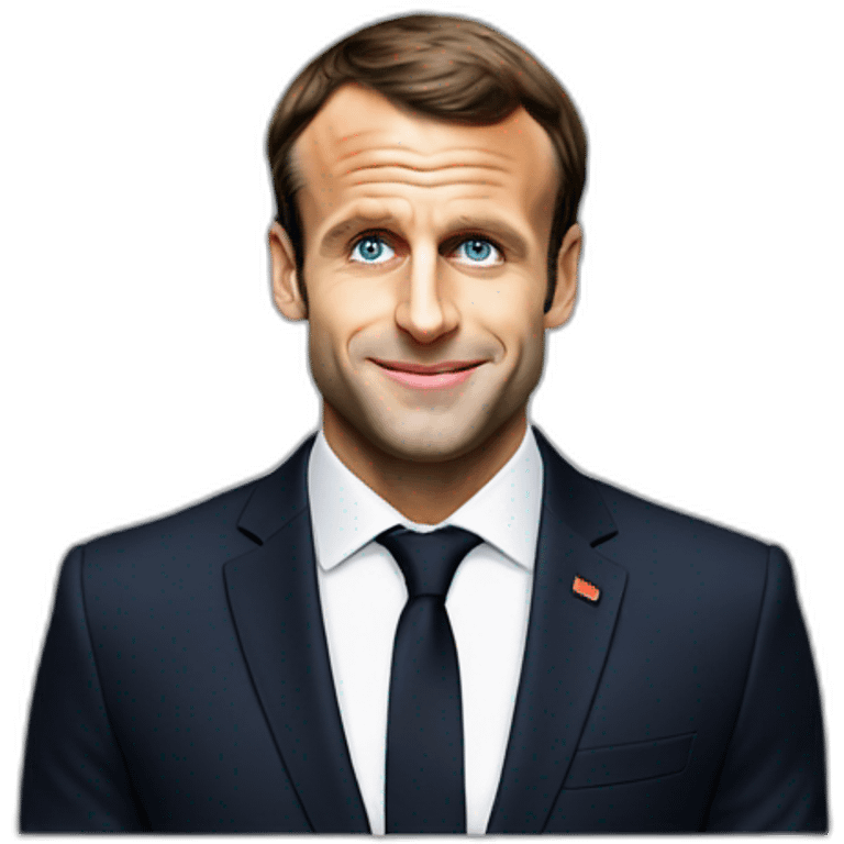 Sexy Emmanuel Macron emoji