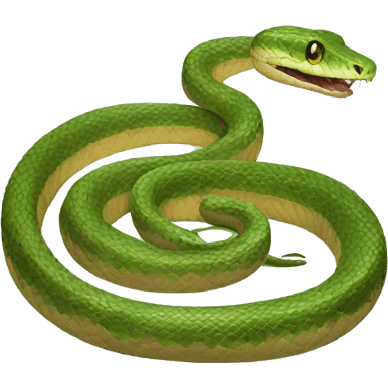 realistic snake emoji