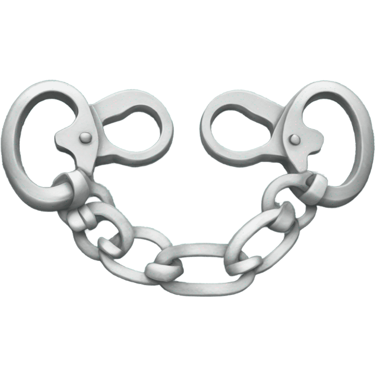 Fluffy handcuffs  emoji