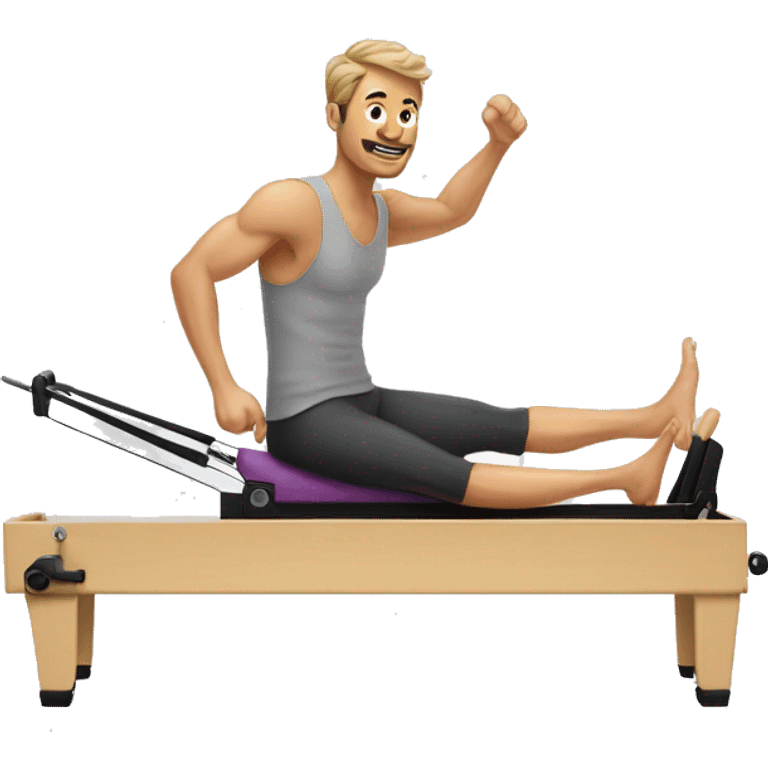 Pilates Reformer guy emoji