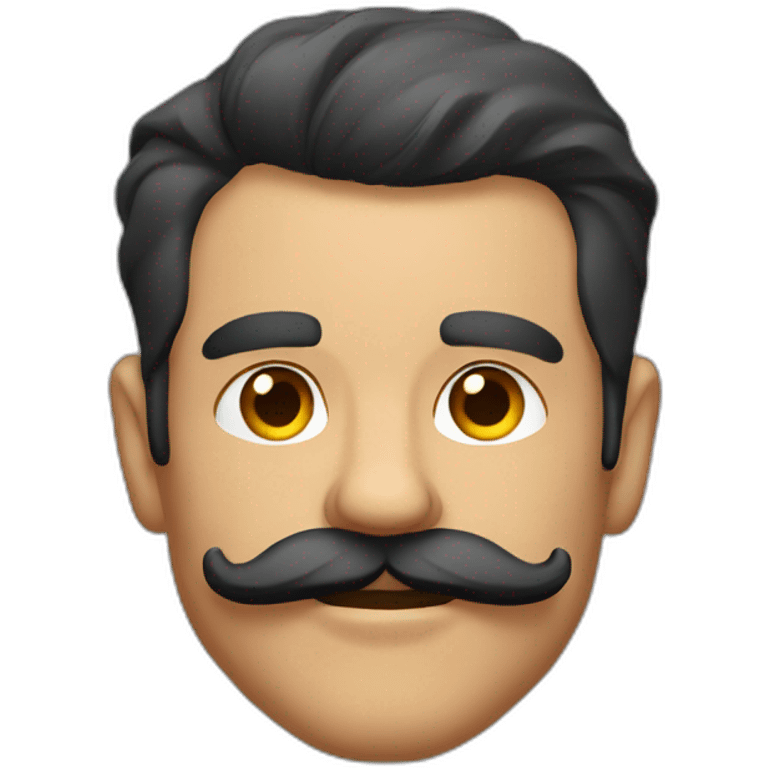 Muscle mustache expressive Cuban man emoji