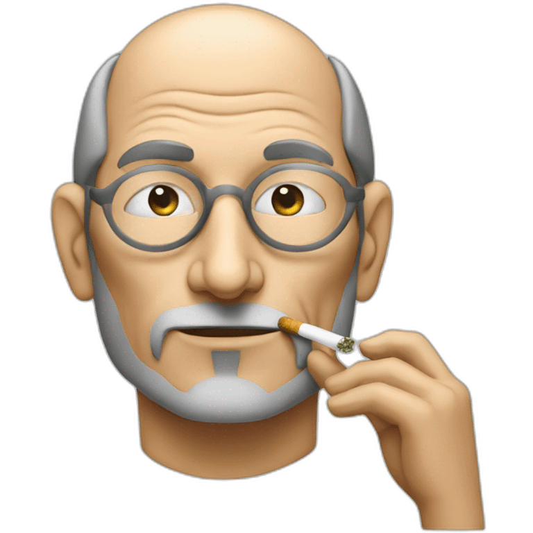 steve jobs smoking cannabis emoji