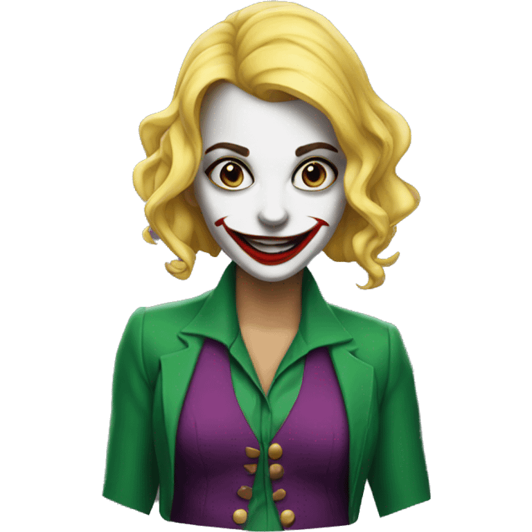 Joker girl emoji