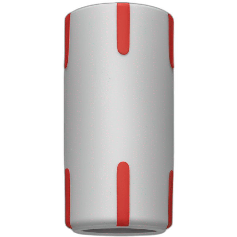 bottom-white-and-top-red-cylinder emoji