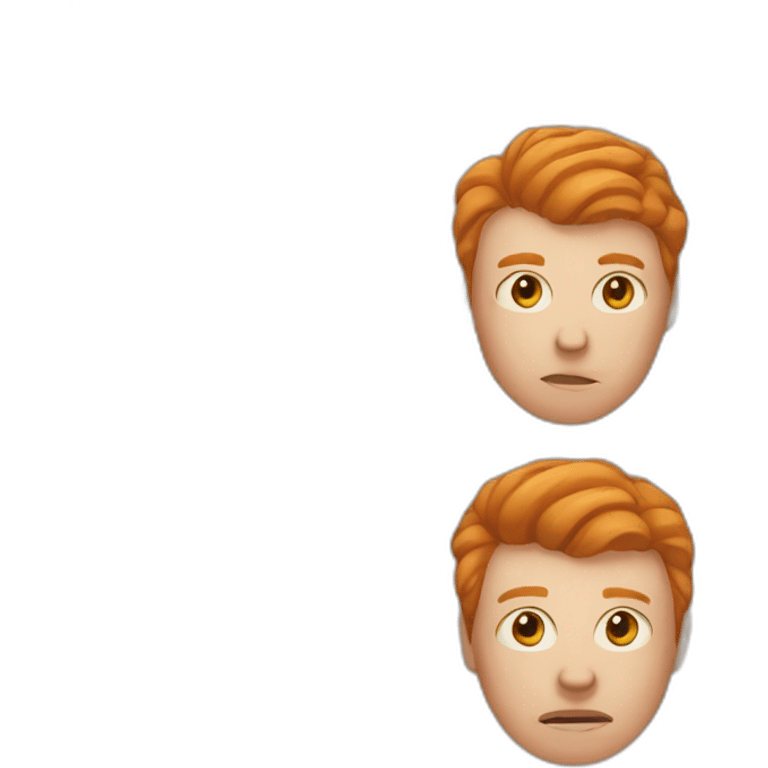 Psychiatrie Ginger head emoji