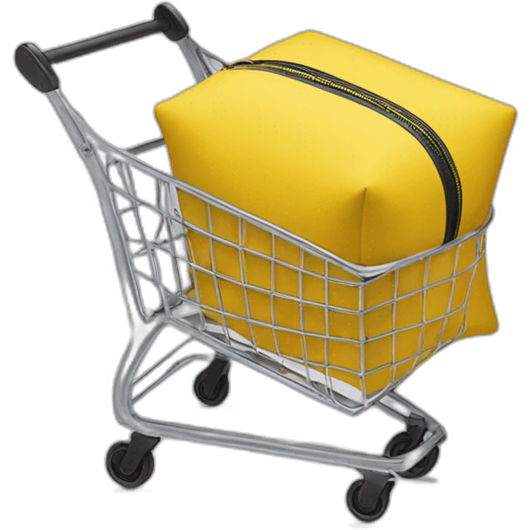 Samsonite trolley yellow parachute fabric emoji