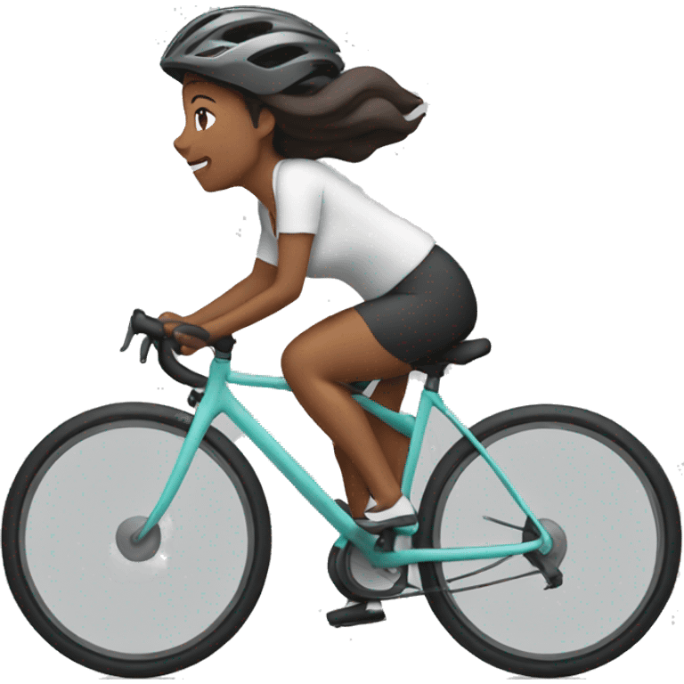 woman Cycling emoji