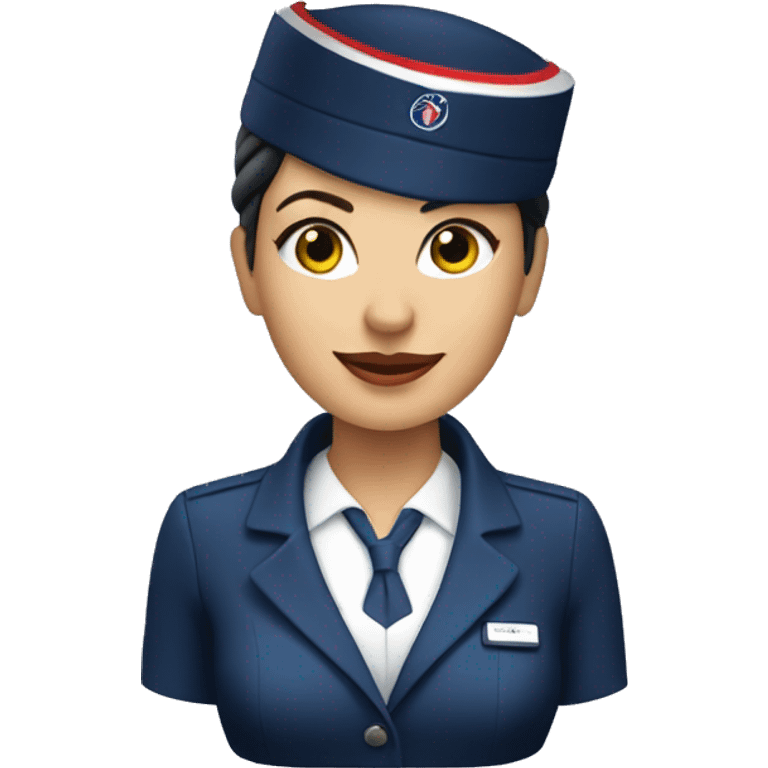 Flight Attendant from Air France emoji