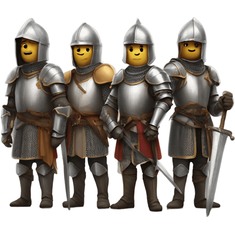 Group of knights emoji