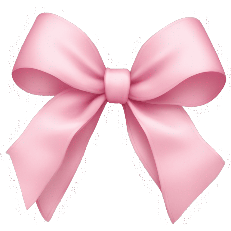 light pink ribbon bow emoji