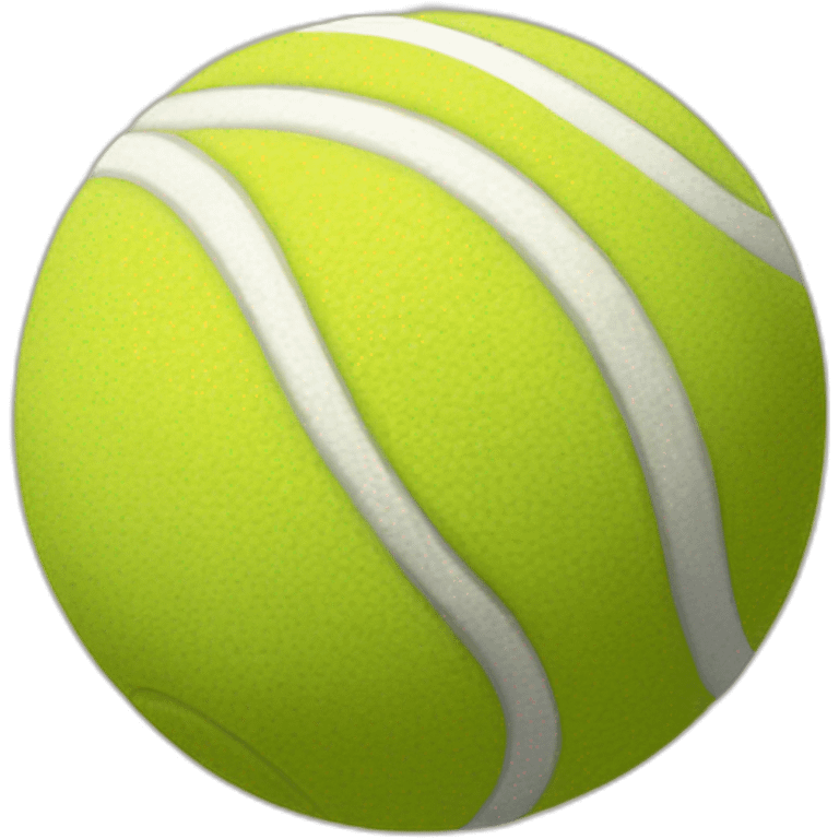 Beige colored tennis ball emoji