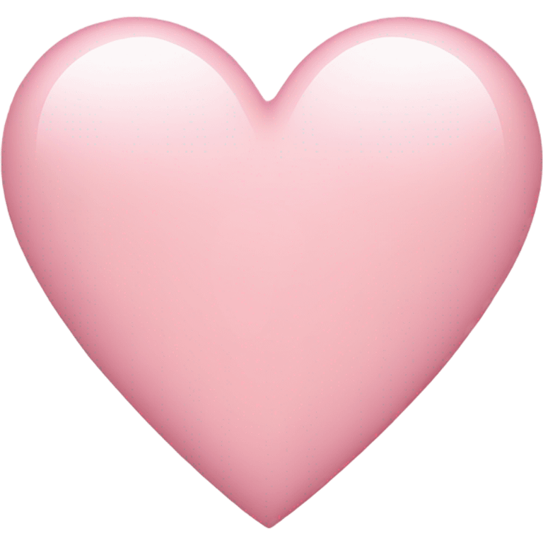 Light pink heart emoji