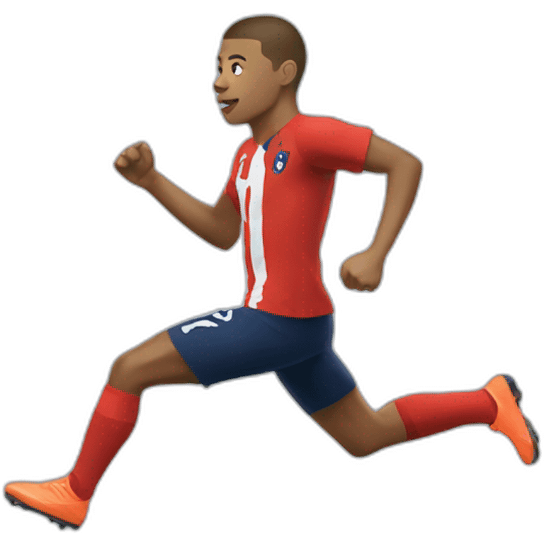 mbappe running emoji