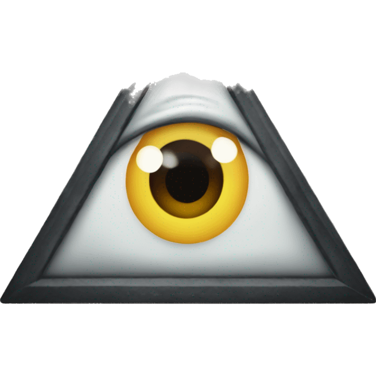 All seeing eye emoji