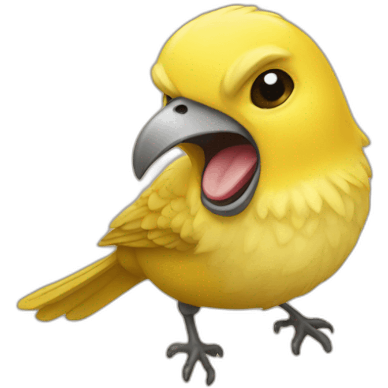 laughing canary emoji