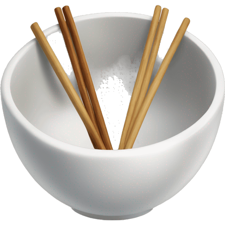 Chop sticks in a bowl emoji