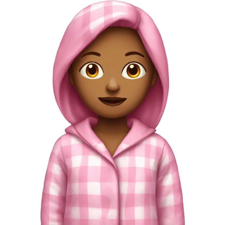 girl in pink pajamas emoji