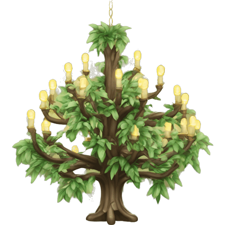 chandelier in tree emoji