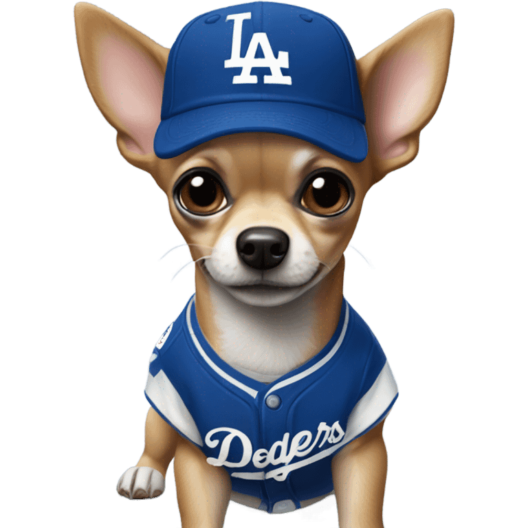 Los Angeles Dodgers Chihuahua emoji