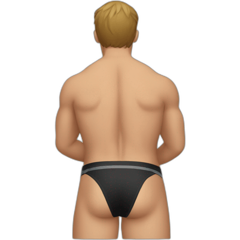 Jockstrap from back emoji