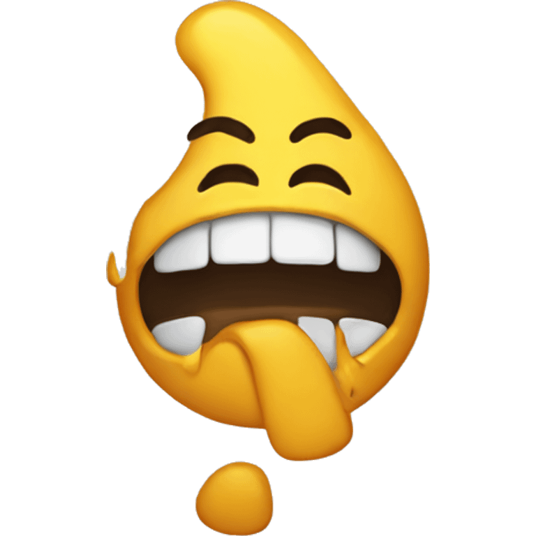 Emoji with tong out emoji