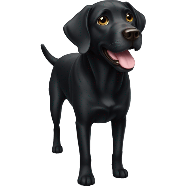 black labrador  emoji