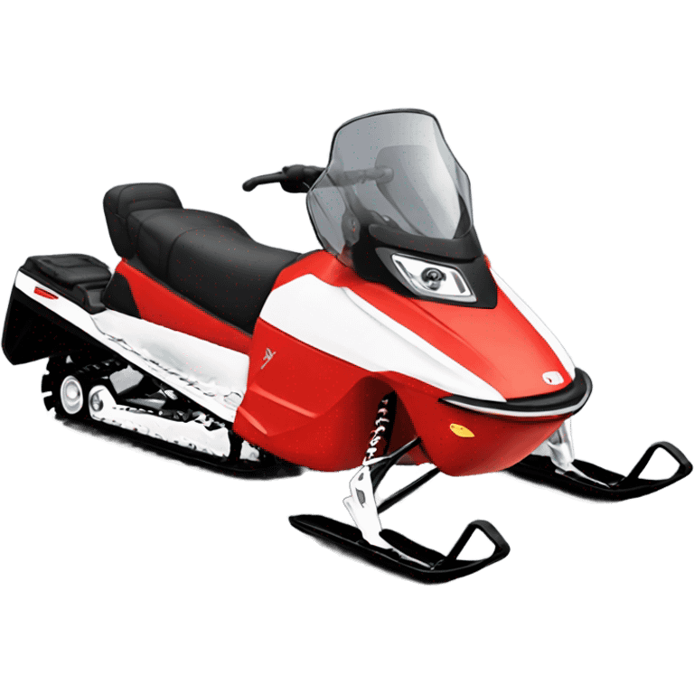 red snowmobile emoji