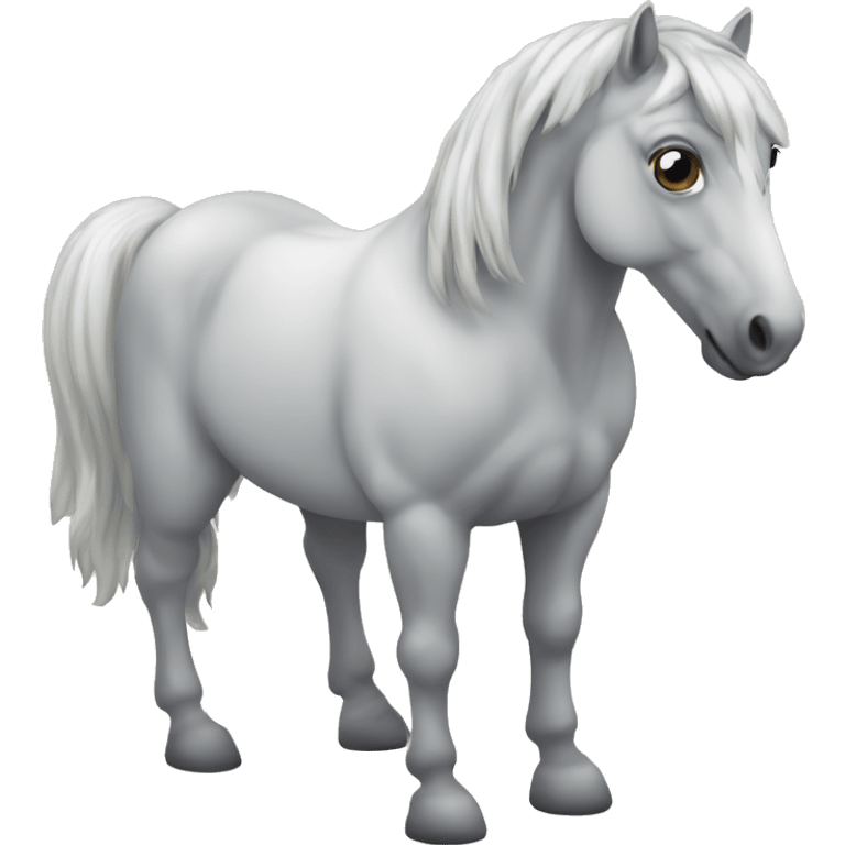 Cheval avec des pattes de poulpes  emoji