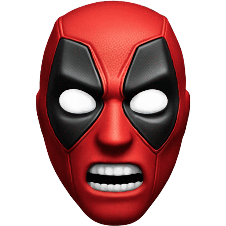 3D deadpool head emoji