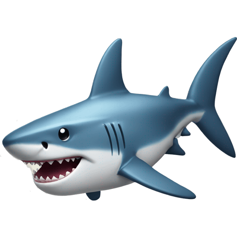 Shark in home emoji