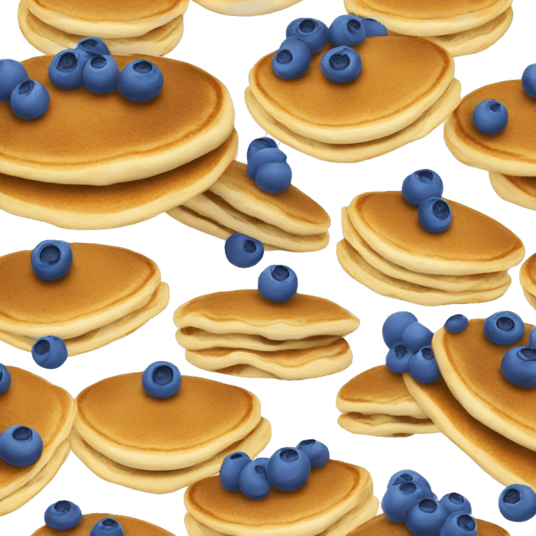 Blueberry pancakes  emoji