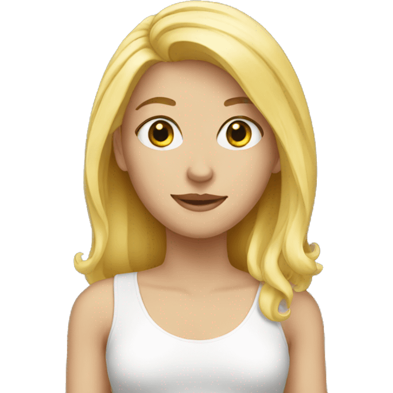 blonde girl emoji