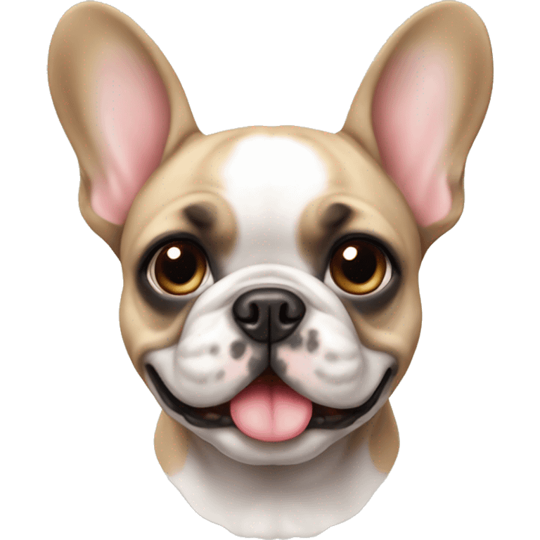 Cute French bulldog emoji