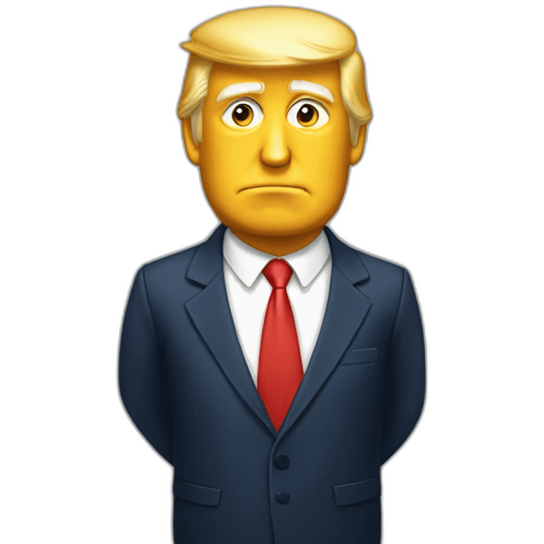 Trump tête de poisson emoji