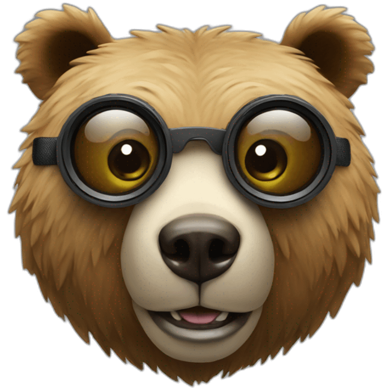 Bear use camera emoji