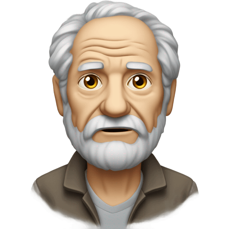 Tired old man emoji