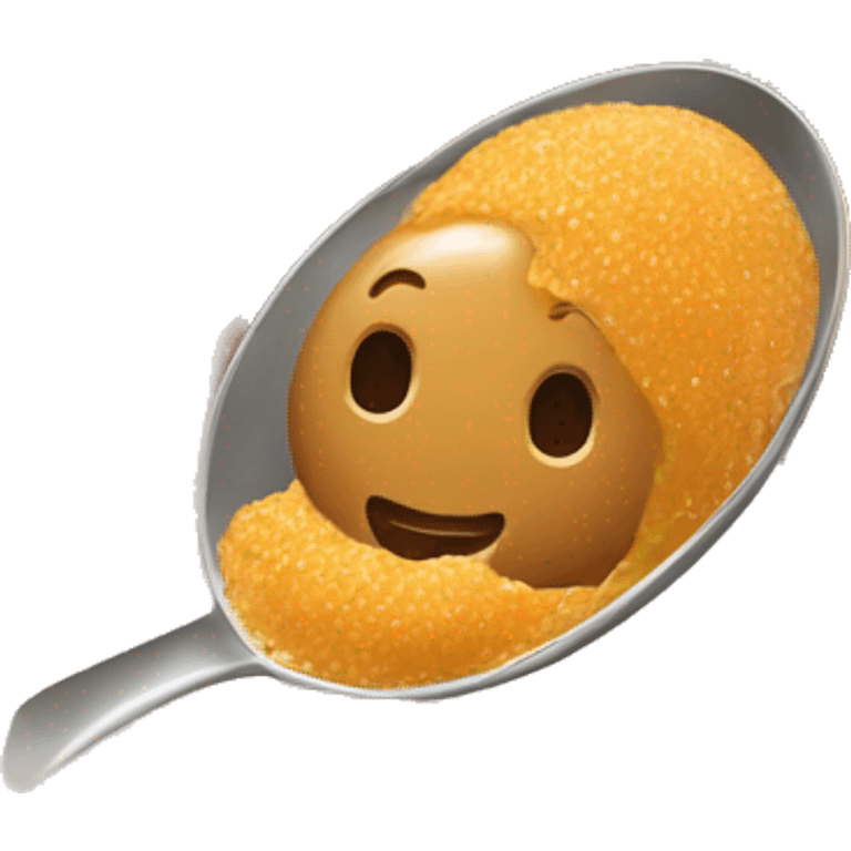 a spoonful of miso paste emoji