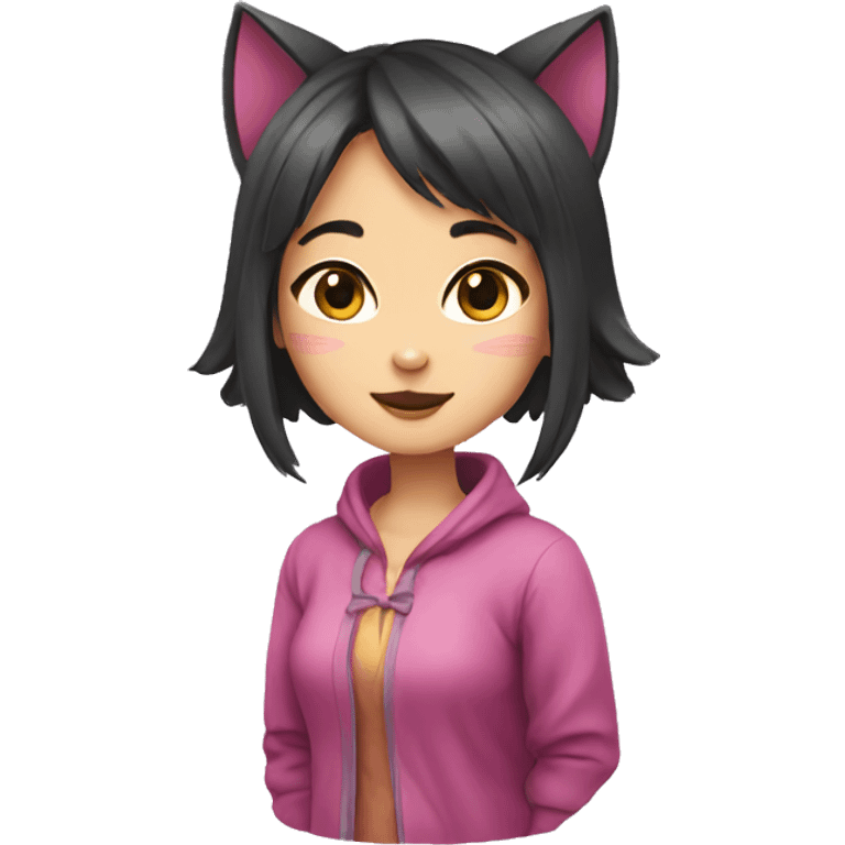 asian cat girl emoji