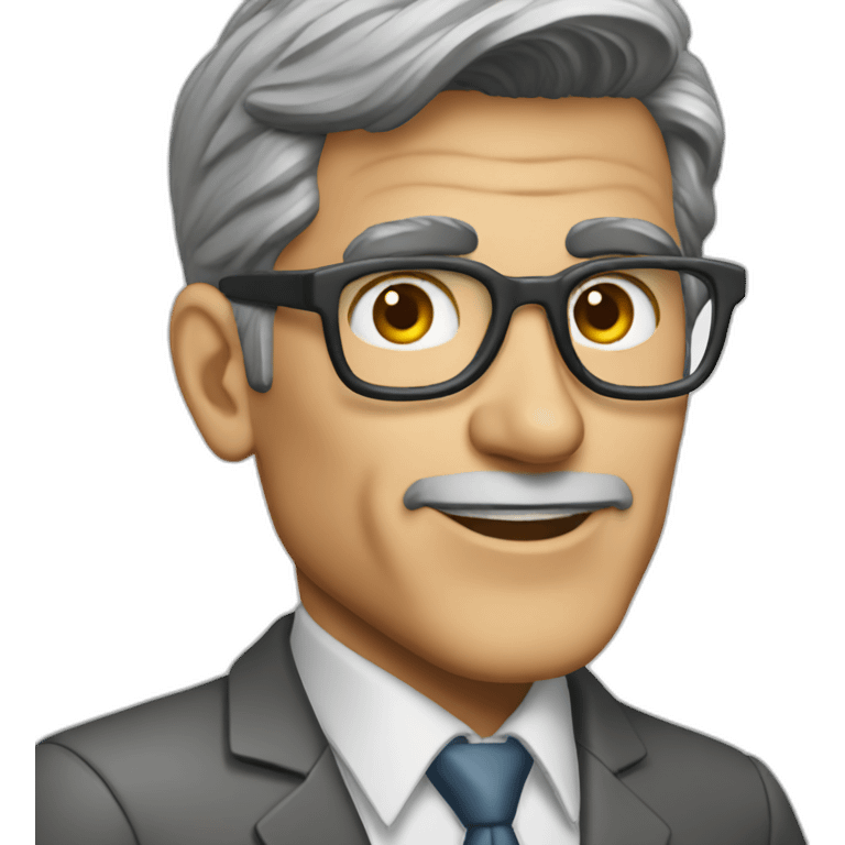 George Clooney scientist emoji