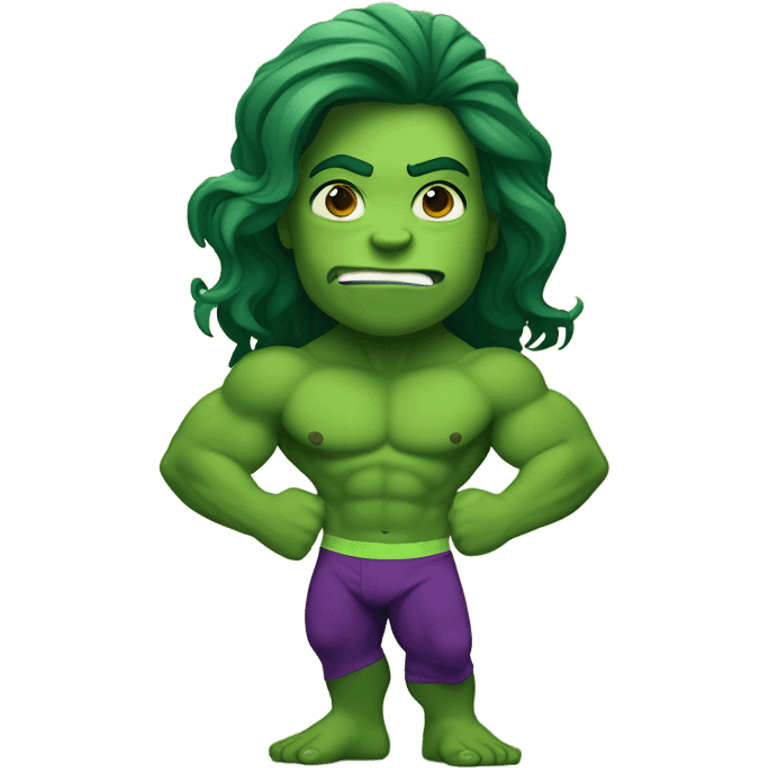 Trans hulk emoji