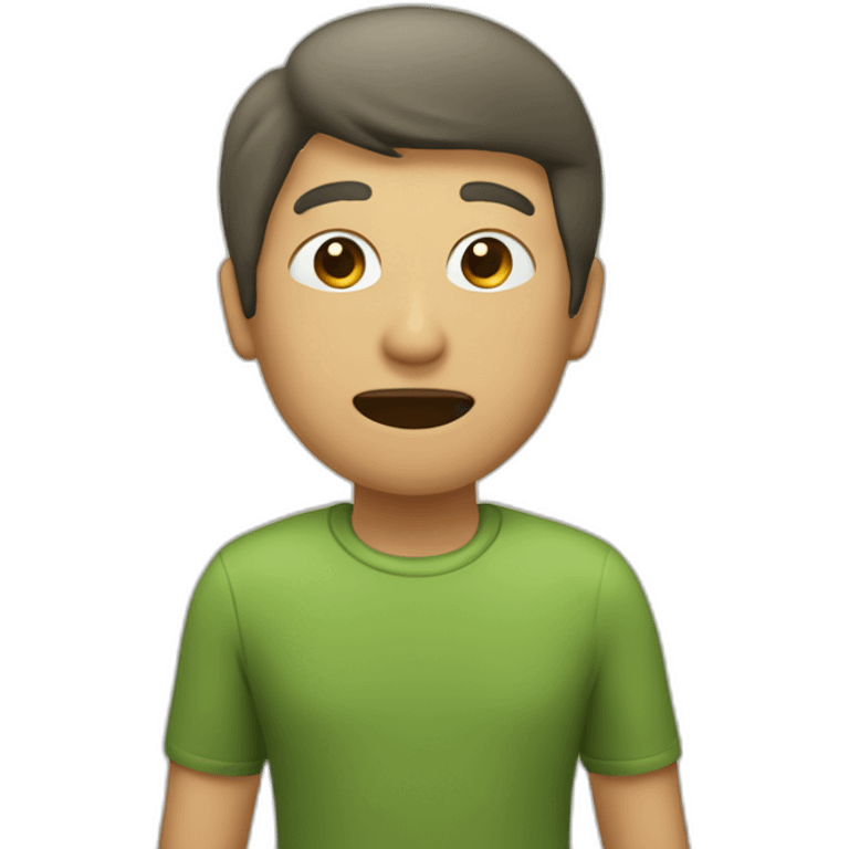 Personne qui jette un déchet dans la nature  emoji