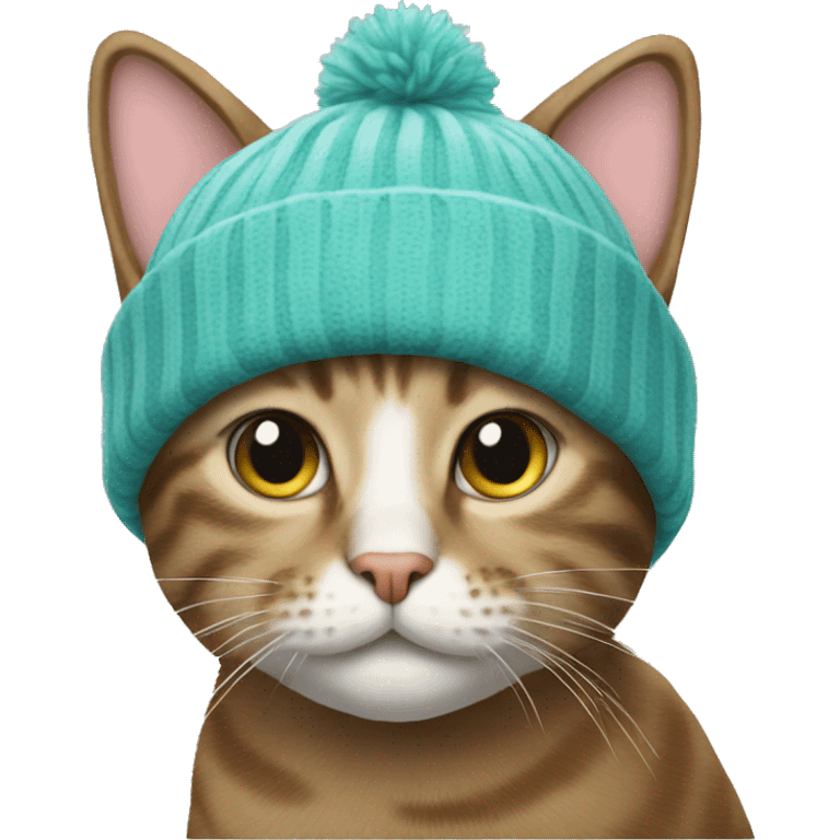 Cat wearing a beanie  emoji