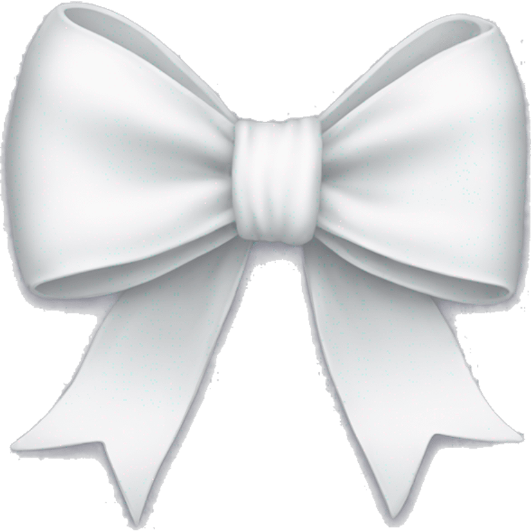 white bow  emoji