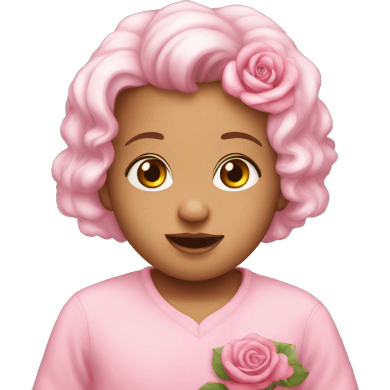 cœur rose bébé  emoji