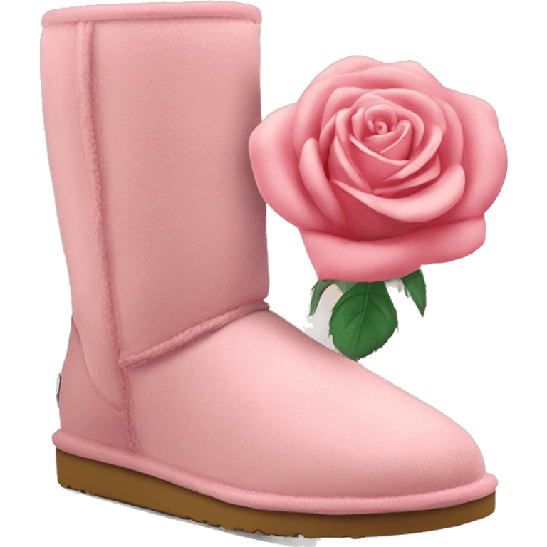 Rose ugg boots emoji